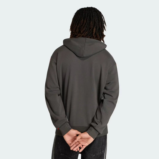 Audi Revolut F1 2026 DNA French Terry Hoodie Back - Black Replica with Sublimation Print