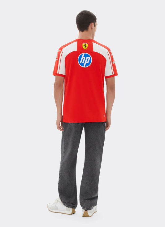 Scuderia Ferrari HP F1 2026 Puma T-Shirt Back - Red Replica with Sublimation Print