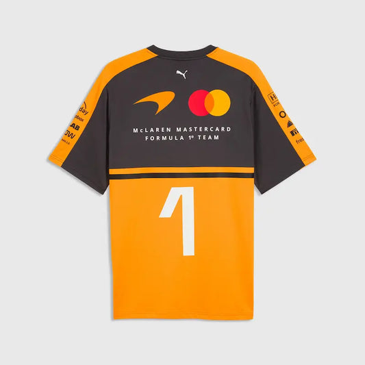 Lando Norris #4 McLaren 2026 F1 T-Shirt Back - Replica with Sublimation Print