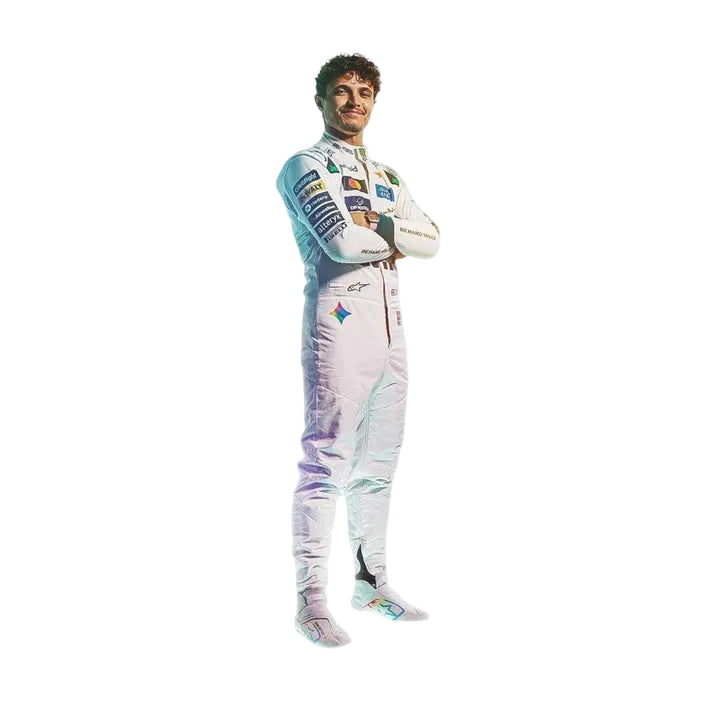 2026 McLaren Gemini Special Edition F1 Race Suit Replica Custom Name Flag Logo