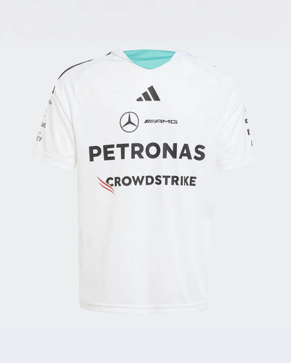 Kimi Antonelli Mercedes-AMG F1 2026 Driver T-Shirt Back - White Replica with Sublimation Print