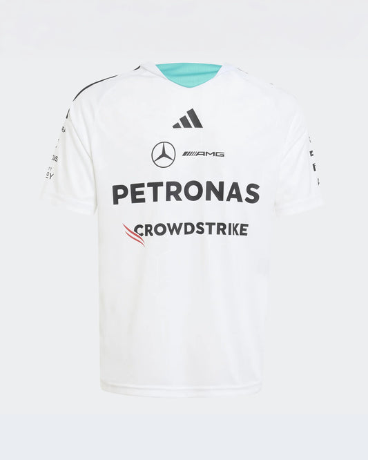 Kimi Antonelli Mercedes-AMG F1 2026 Driver T-Shirt Back - White Replica with Sublimation Print