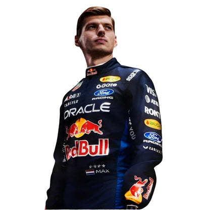 2026 Max Verstappen Red Bull Racing F1 Race Suit Replica Front View