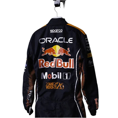2026 Max Verstappen Red Bull Special Edition F1 Suit Replica Back View
