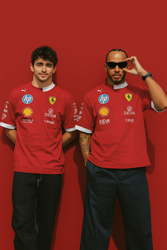 Scuderia Racing Team Red T-Shirt - Premium Ferrari-Inspired Motorsport Tee