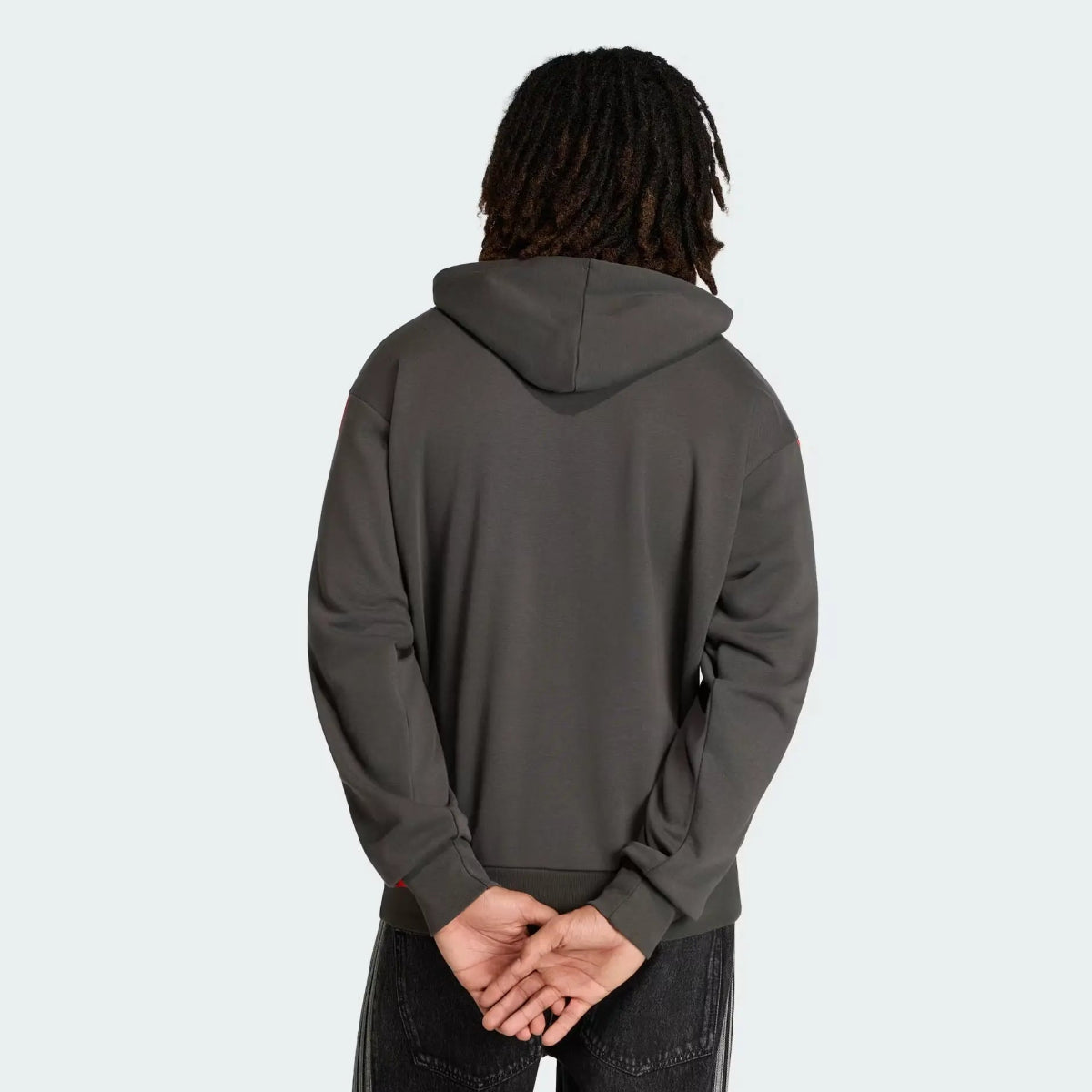 Audi Revolut F1 2026 DNA French Terry Hoodie Back - Black Replica with Sublimation Print