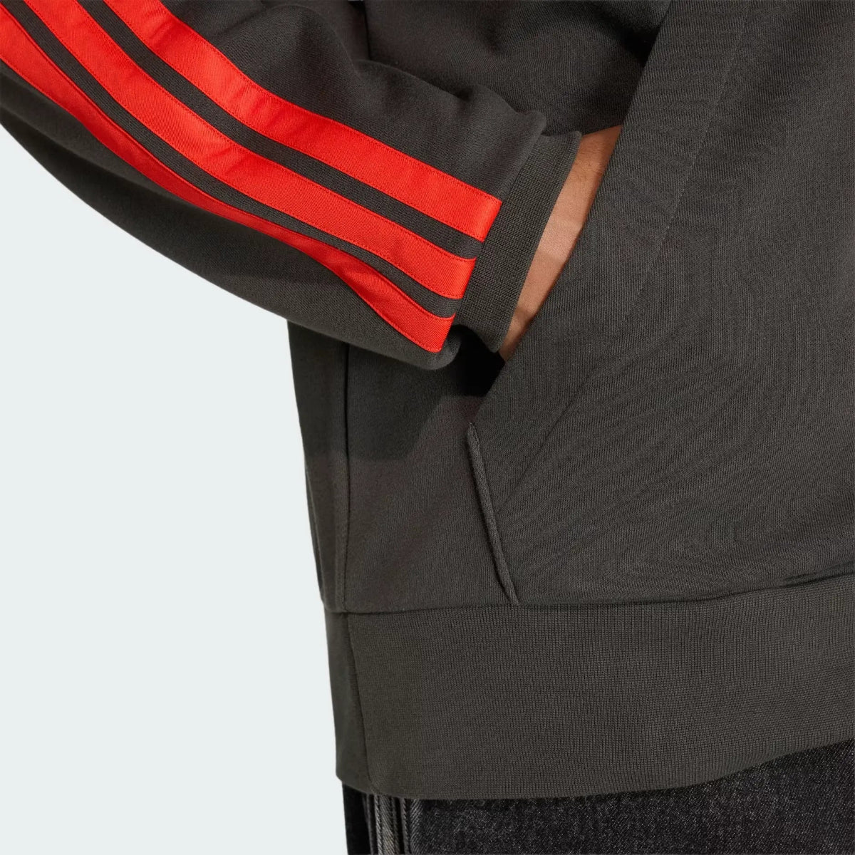 udi Revolut F1 Team 2026 French Terry Hoodie Side View - Black Premium Racing Pullover Replica