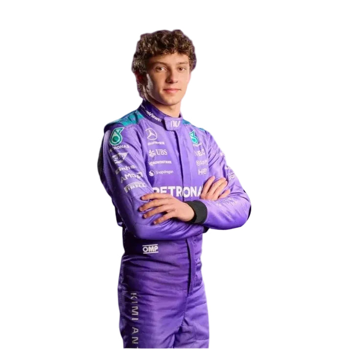 Andrea Kimi Antonelli 2026 NU Mercedes Miami GP F1 Race Suit Replica Front View