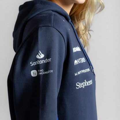 Williams Racing 2025 hoodie premium fleece interior and sublimation printed team branding