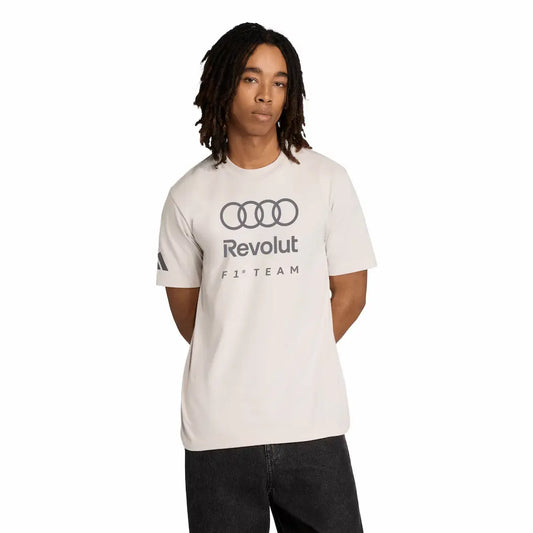 Audi Revolut F1 Team Adidas DNA Logo T-Shirt Replica - Grey