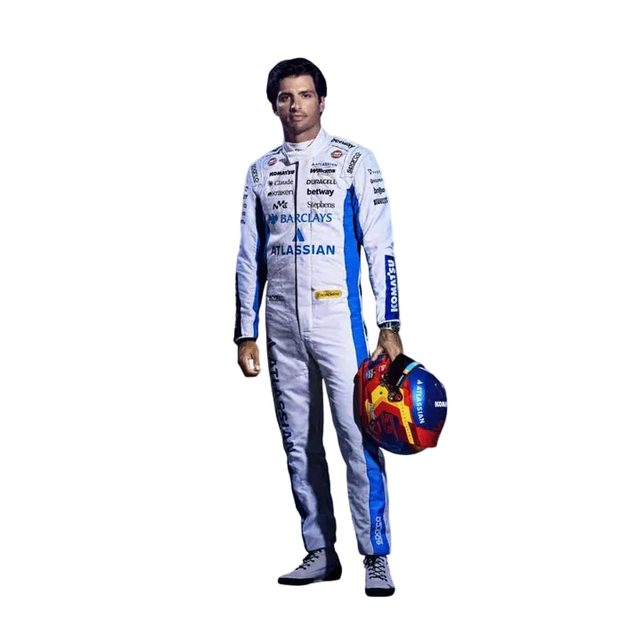 Carlos Sainz 2026 Williams F1 Race Suit Replica Front View