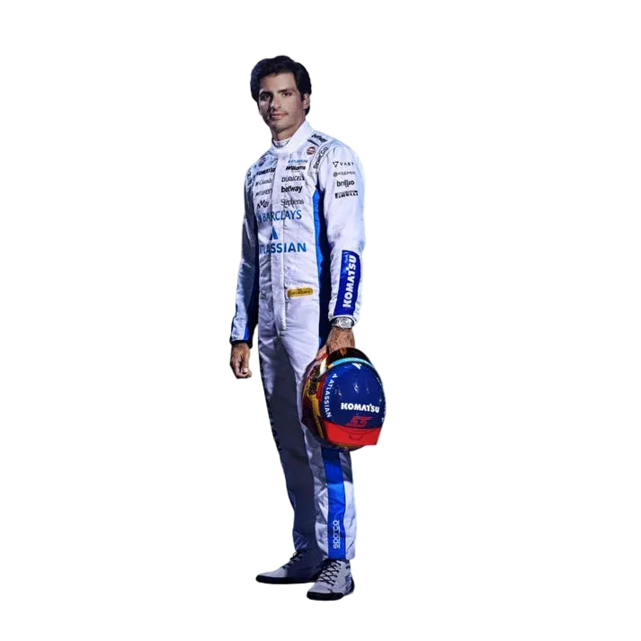 Carlos Sainz 2026 Williams F1 Race Suit Replica Back View