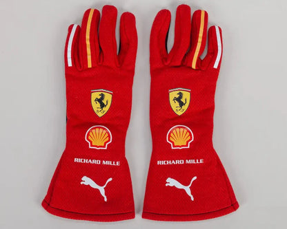 Charles Leclerc 2024 Scuderia Ferrari F1 Driving Gloves Replica