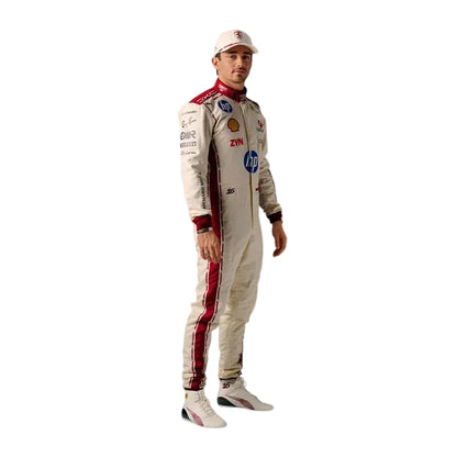 Charles Leclerc 2026 Ferrari Racing Suit Monaco Grand Prix Front View