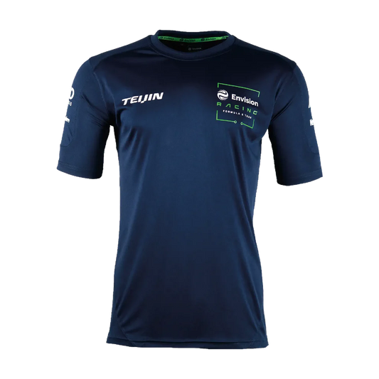 Envision Formula E Racing Team T-Shirt Replica 2026 - Green Black White Front View