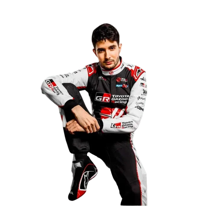 New 2026 Esteban Ocon Haas F1 Race Suit Replica Back View