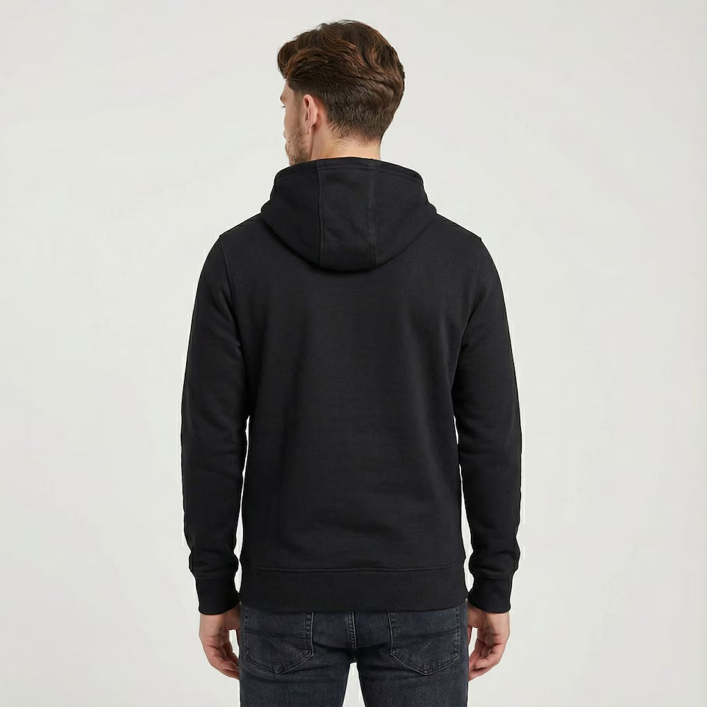 Back view of Formula 1 World Champion graphic hoodie in black