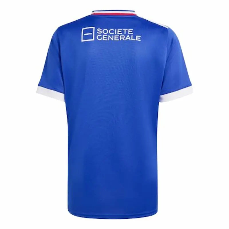 France 2026 Home Rugby Jersey Back - Replica Shirt with Sublimation Print