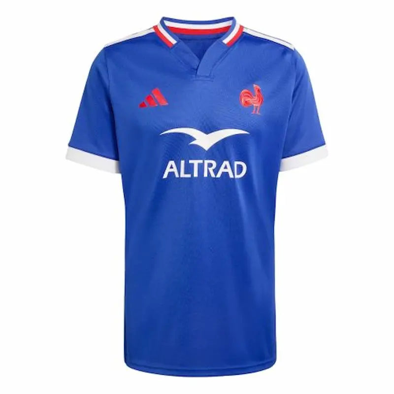 France Home Rugby Jersey Replica 2026 - Navy Blue Les Bleus Front View