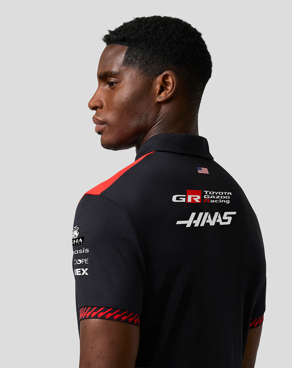 TGR Haas F1 Team Polo Shirt – Premium Polyester Moisture-Wicking Race Day Jersey
