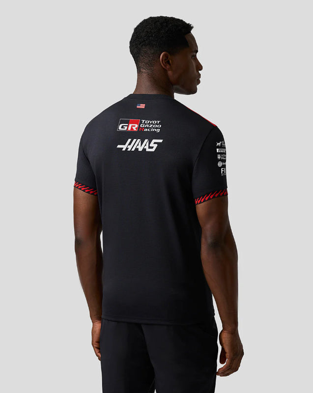 aas F1 2026 driver t-shirt back design showing sublimation printing and team branding