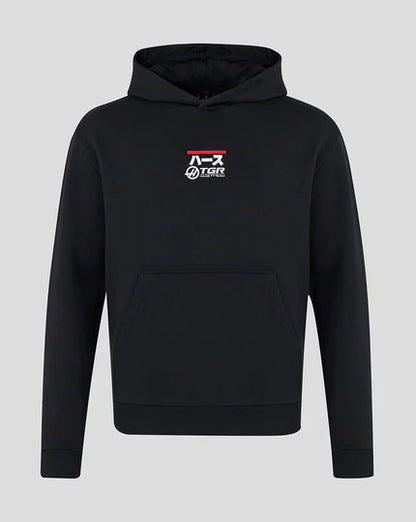 Haas F1 Unisex Japanese Graphic Hoodie - Black Replica| TassFit