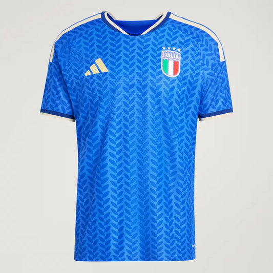 Italy Football Shirt 2026 Home Authentic Jersey - Blue Azzurri Front View