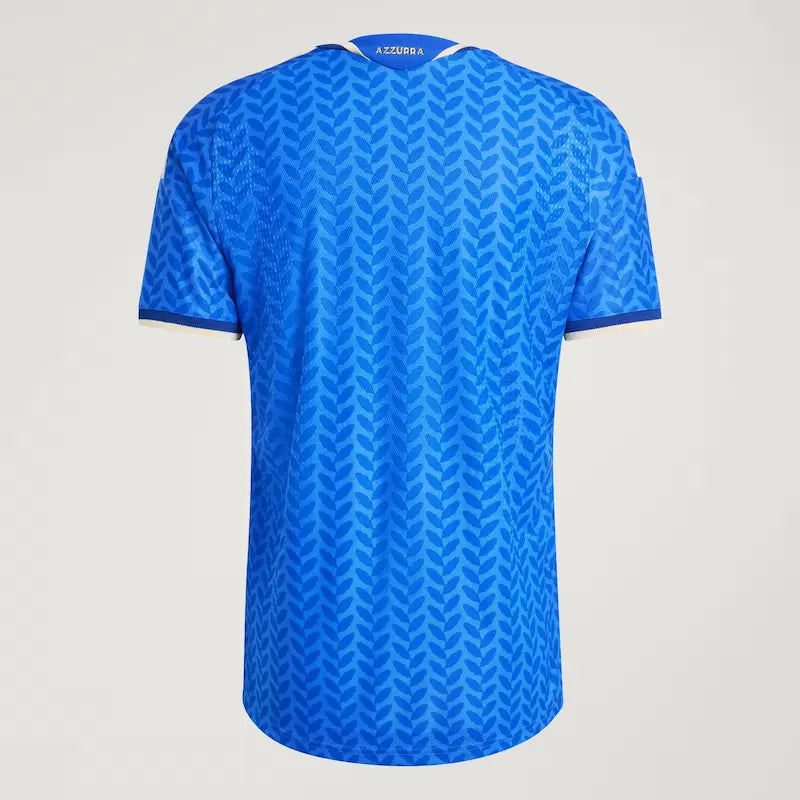 Italy 2026 Home Jersey Back - Authentic Football Shirt with Sublimation Print