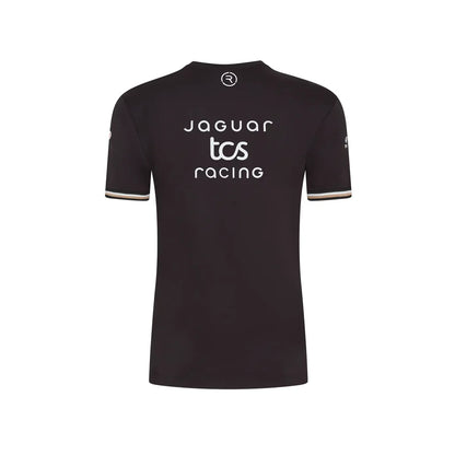aguar TCS Formula E Racing Team T-Shirt Back - Black Replica with Sublimation Print