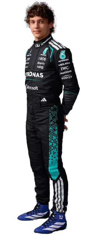New 2026 Andrea Kimi Antonelli Mercedes F1 Race Suit Replica full 