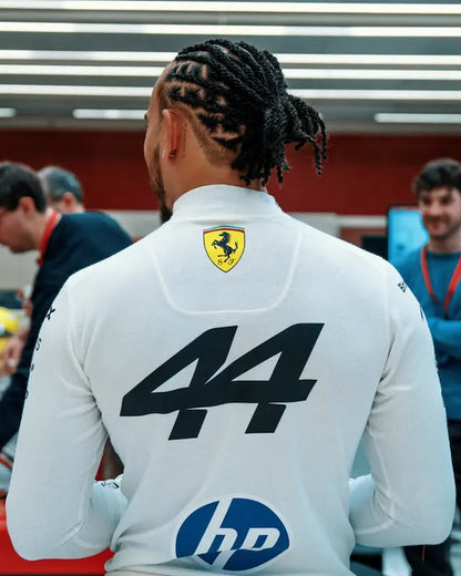 Lewis Hamilton #44 Ferrari 2026 Compression Shirt Replica BACK