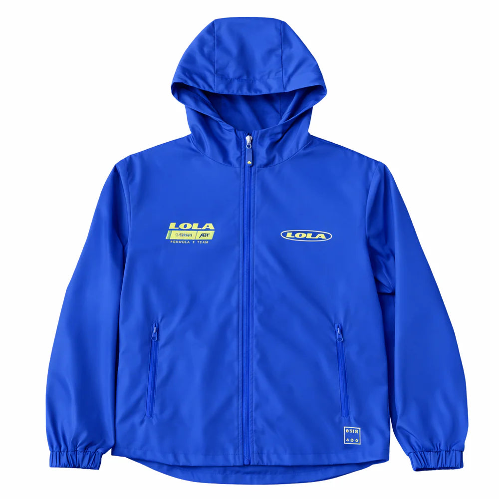 Lola Yamaha ABT Formula E Team Season 12 Jacket Replica - Blue White Black Front View