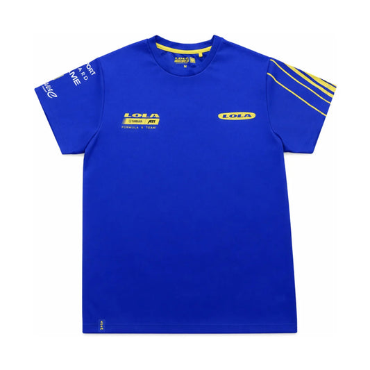 Lola Yamaha ABT Formula E Team Season 12 T-Shirt Replica - Blue White Black Front View