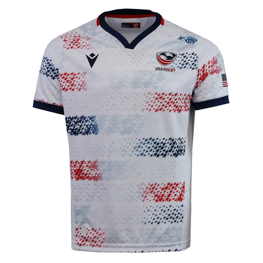 USA Eagles Rugby 2026 Replica Jersey - Red White Blue Front View