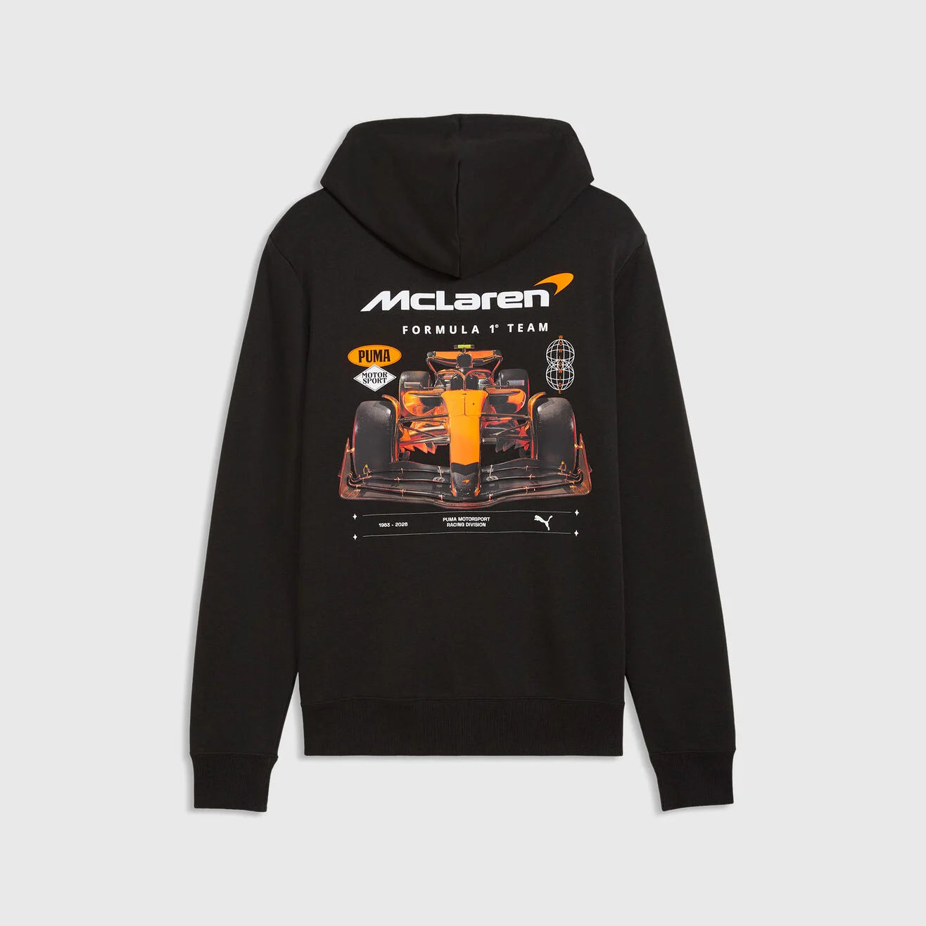 McLaren F1 2026 Graphic Hoodie Back - Replica with Sublimation Print