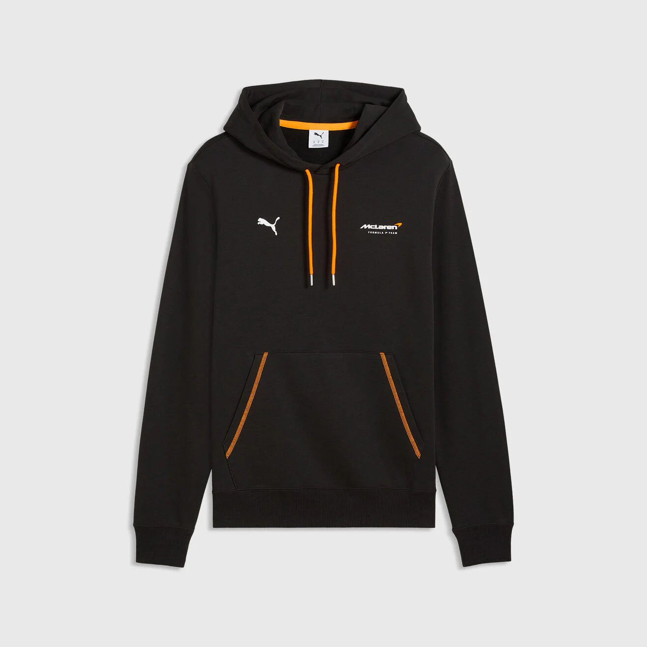 McLaren F1 Graphic Hoodie Replica 2026 - Papaya Orange Black Front View