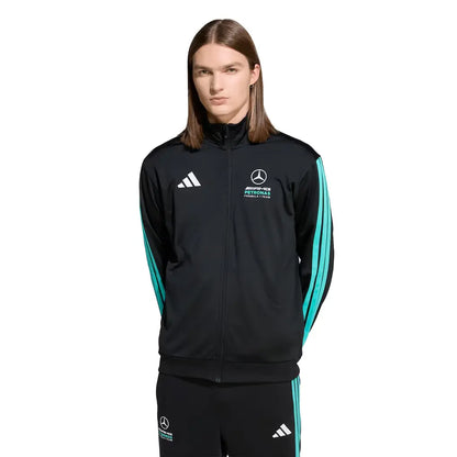 Mercedes AMG Petronas adidas F1 Track Jacket Replica Front View