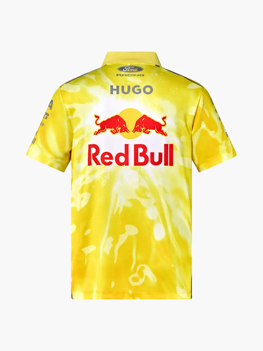 ISA Cash App RB F1 2026 Miami Summer Edition Polo Shirt Back - Special Edition Replica with Sublimation Print