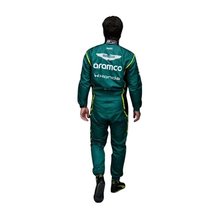 Fernando Alonso 2026 Aston Martin F1 Race Suit Replica Back View