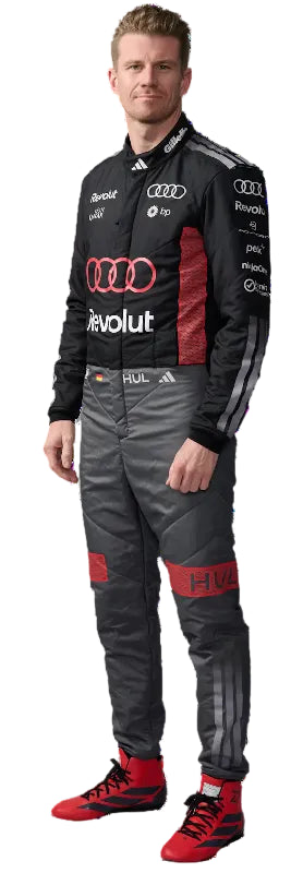Nico Hulkenberg 2026 Audi F1 Race Suit Replica Custom Name Flag Logo