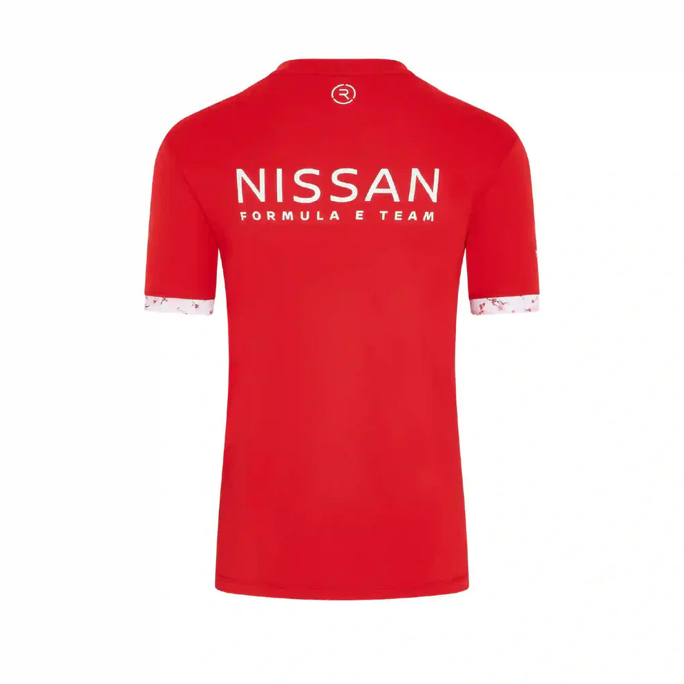 Nissan Formula E 2026 Racing T-Shirt Side View - Replica Sublimation Print