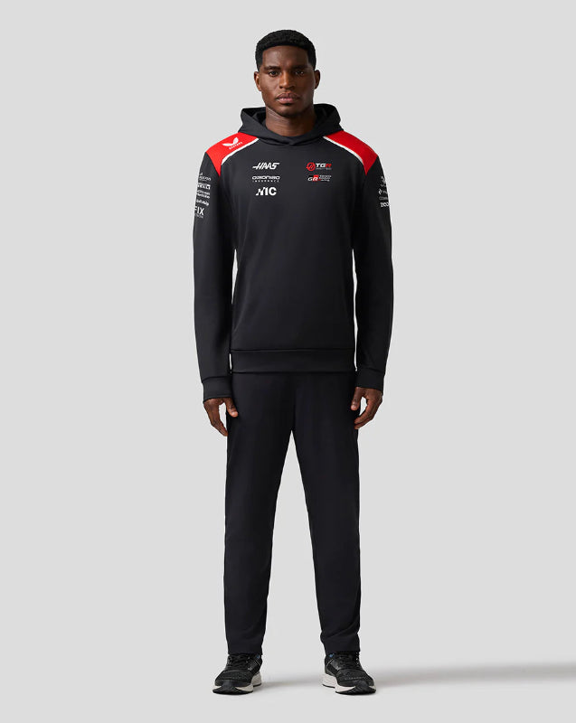 TGR Haas F1 2026 Pullover Hoodie Back - Replica with Sublimation Print