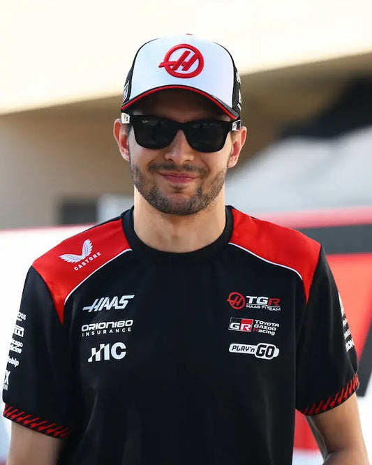 Official Haas F1 Team Men's Driver T-Shirt featuring Esteban Ocon