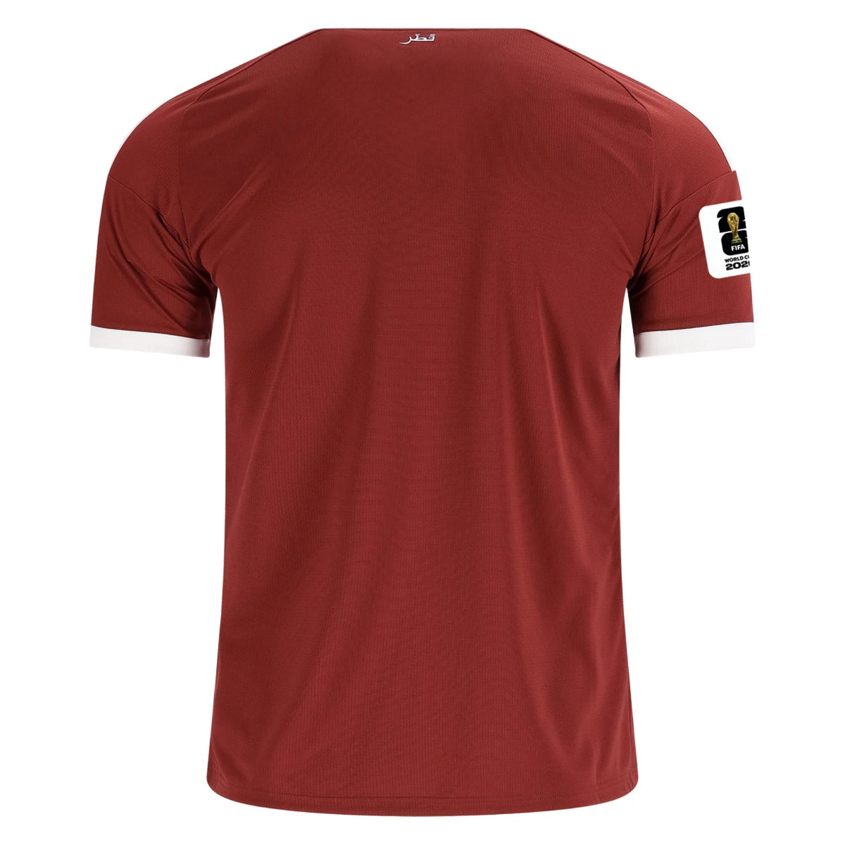 Qatar National Football Team FIFA World Cup Home Jersey Back - Maroon Replica with Sublimation Print