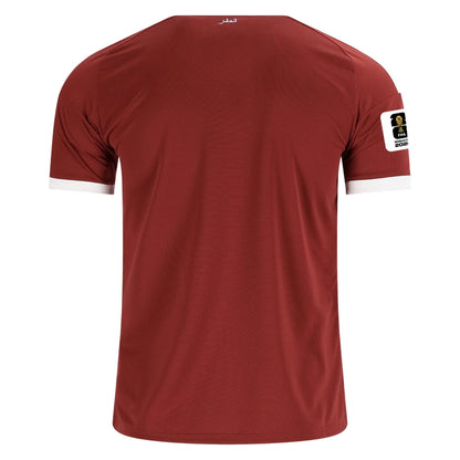 Qatar National Football Team FIFA World Cup Home Jersey Back - Maroon Replica with Sublimation Print