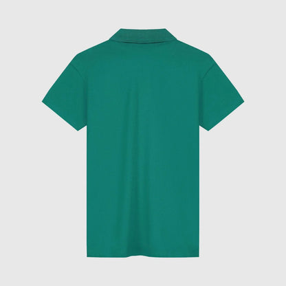 Aston Martin Aramco F1 Team 2026 Seasonal Polo Shirt Back - British Racing Green Replica with Sublimation Print