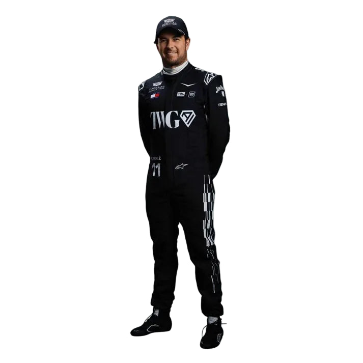 Sergio Perez 2026 Cadillac F1 Race Suit Replica Back View