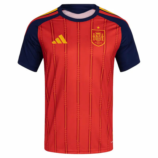 Official Spain Football Shirt 2026 - Red La Roja National Team Jersey Front View