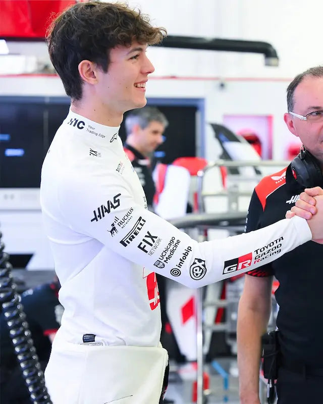 TGR Haas F1 2026 compression shirt worn showing performance fit and moisture-wicking fabric