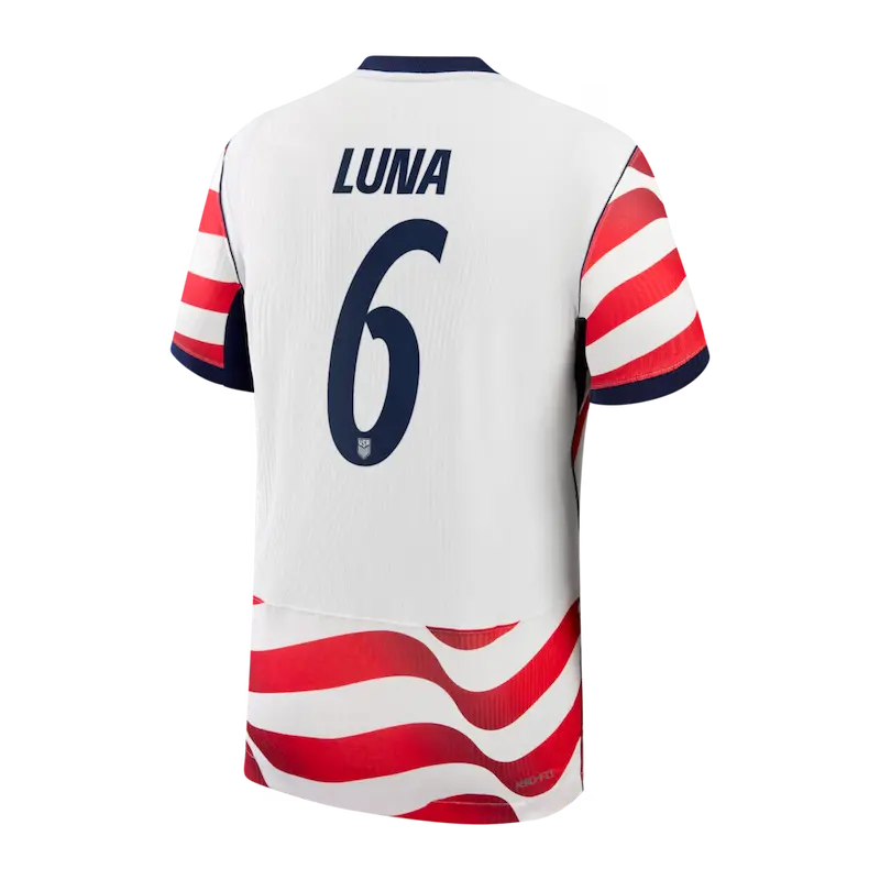 USA Soccer 2026 Jersey Back - Replica Shirt with Sublimation Print